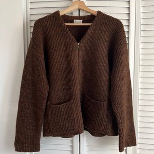 Vintage Ann Taylor zip up sweater.
